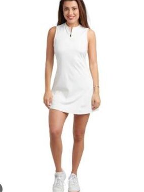 Halara in my feels everyday half zip dress NEVER WORN Size XS